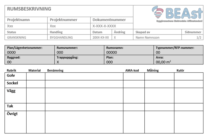 ritningsförteckning